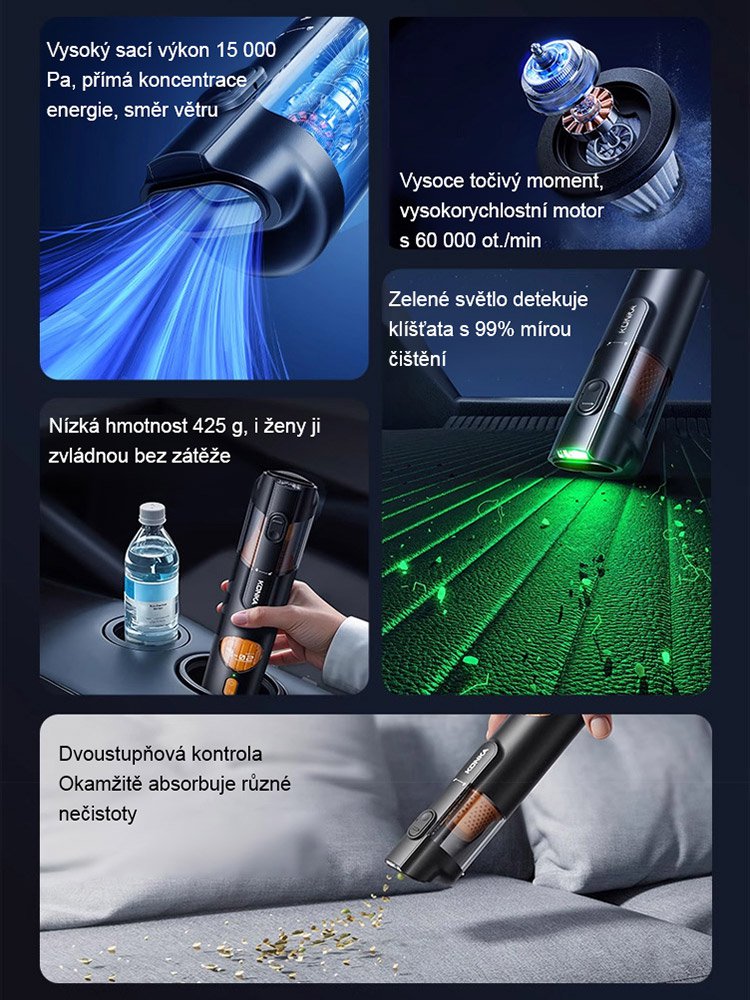 Pět v jednom inteligentní ruční vysavač