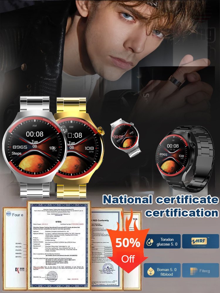 SL-WATCH4PROChytré hodinky s kulatou obrazovkou pro průzkum vesmíru