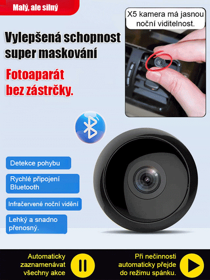 【Vylepšená verze super skryté】Bezdrátová kamera